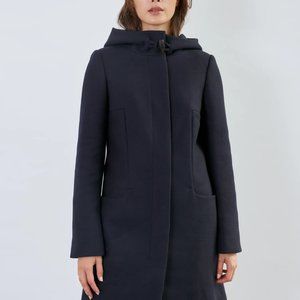 Babaton Pearce Wool Coat Slim-fit, hooded wool-cashmere coat